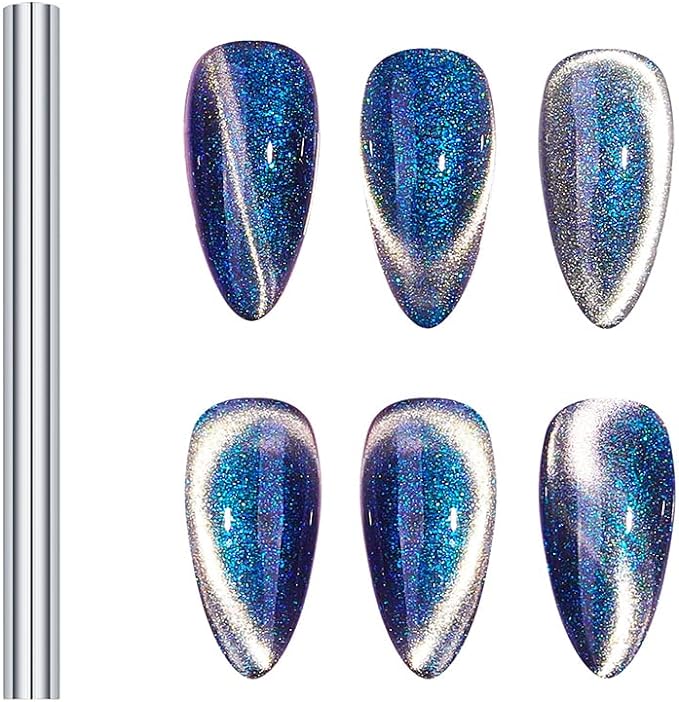 Ladruph Nail Tools Nail Magnets Cat Eye Stick Magnet Cylinder Shape Magnetic Slice Magnetic Stick Portable Suction 3D Tips Magnetic Stick UV Gel Polish Gradient Rod Manicure Nail Art Tool -  Australia
