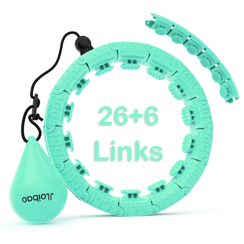6 Extra Links Weighted Hula Circle-Plus Size Accessories for Adults Weight Loss