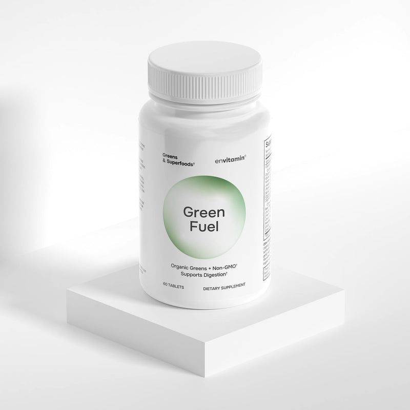 envitamin Green Fuel Organic Greens Tablets - Organic Greens, Fruit and Vegetable Blend