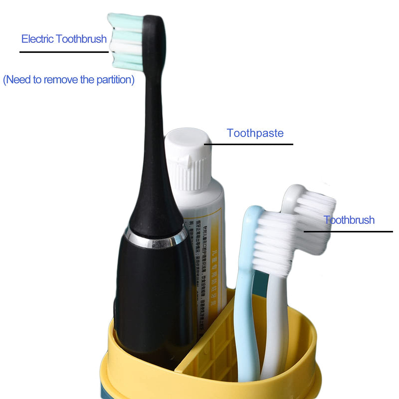 Detachable Travel Toothbrush Holder, Portable Toothbrush Case 3 in 1 Toothpaste Travel Case Holder Plastic Toothbrush Container Toothbrush Storage Box for Travel,Business,Camping, Daily Uses (Green) Green - BeesActive Australia