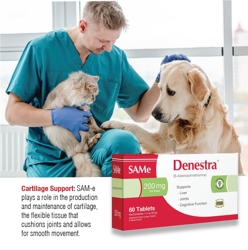 Same for Dogs - S-Adenosyl-L-Methionine - Liver, Joint and Cognitive Support for Large Dogs - Vet Approved - 400 mg - 60 Tablets - PawsPlanet Australia