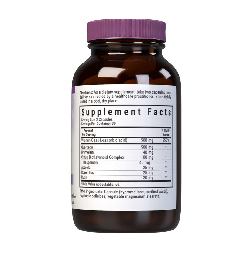 Bluebonnet Nutrition Super Quercetin Vegetable Capsules, Vitamin C Formula, Best for Seasonal & Immune Support, Non GMO, Gluten Free, Soy Free, Milk Free, Kosher, 60 Vegetable Capsules | Immune Health; Non-GMO, Vegan, Kosher Certified, Gluten-Free, Soy...