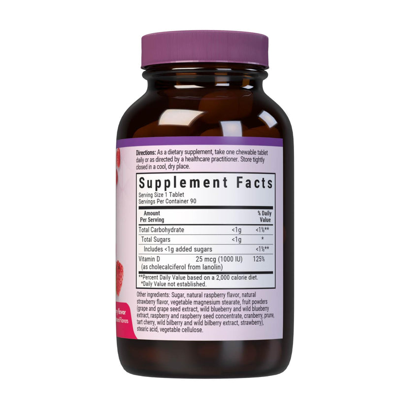 BlueBonnet Nutrition EarthSweet Vitamin D3 1000 IU, 90 Tablets | Bone & Immune Support Supplement; Non-GMO, Gluten-Free, Soy-Free 90 Count (Pack of 2)