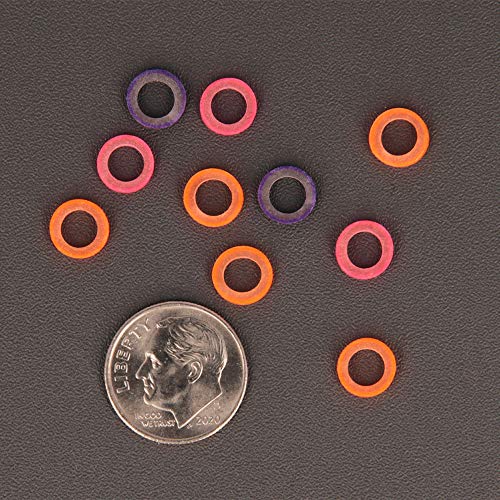 American Orthodontics Tortoise Elastics, 3/16 in, 6.5 oz, Latex, Neon 3/16" Heavy, 6.5 Oz