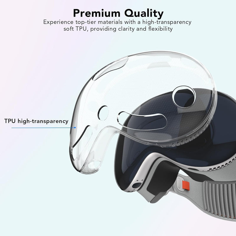 Compatible with Apple Vision Pro Screen Protector, TPU Protective Cover for Vision Pro VR Headset Accessories - BeesActive Australia
