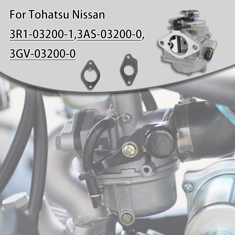 3R1032001 Boat Motor Carburetor Compatible with Mercury Mariner 3.5HP 4HP 5HP 6HP Outboard Nissan Tohatsu MF3.5 MFS4 MFS5 NFS4 4 Stroke Replace 3R1-03200-1 803522T1