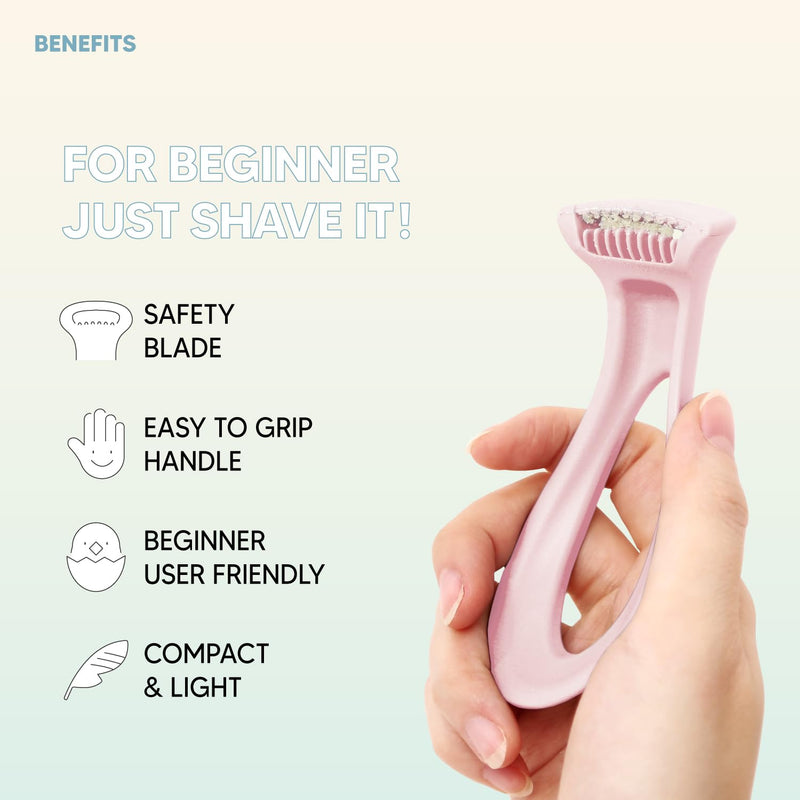 Callus Razor(3pack), Pedicure Tool, Effective for Cracked Heel, Ergonomic Design for Grip, Safety Stainless Steel Callus Shaver, Blade for Foot Care, Hard, Rough,Thick Callused Skin Remover 3Pcs - BeesActive Australia