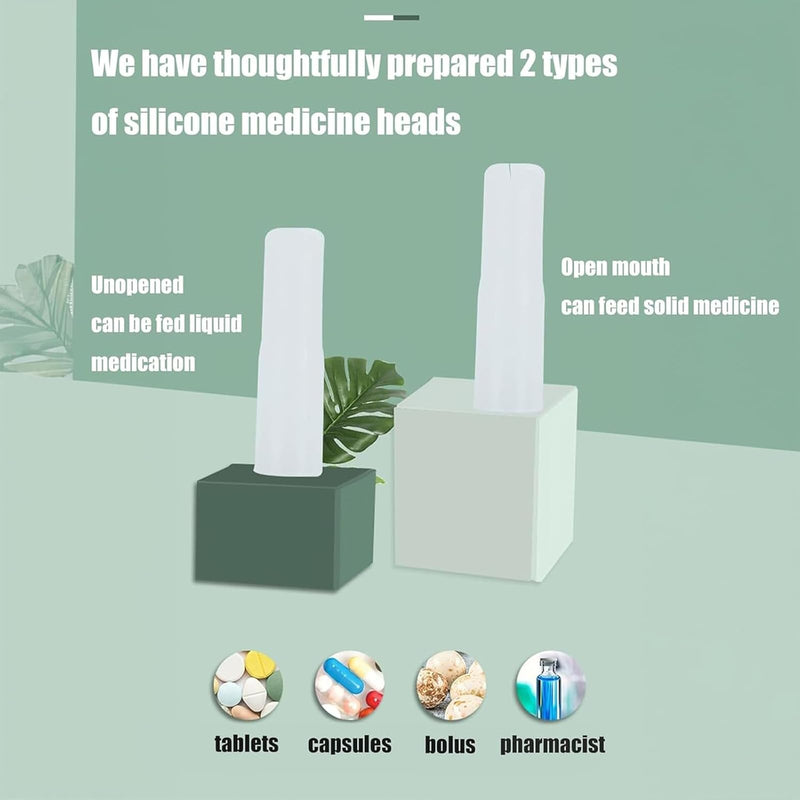 AHEJIOO Pack of 6 tablet dispensers for cats, worm treatment for cats, tablet dispensers for cats, Surefeed, swallowing aid tablets, feeder pet pusher (six pieces in three colours). - BeesActive Australia