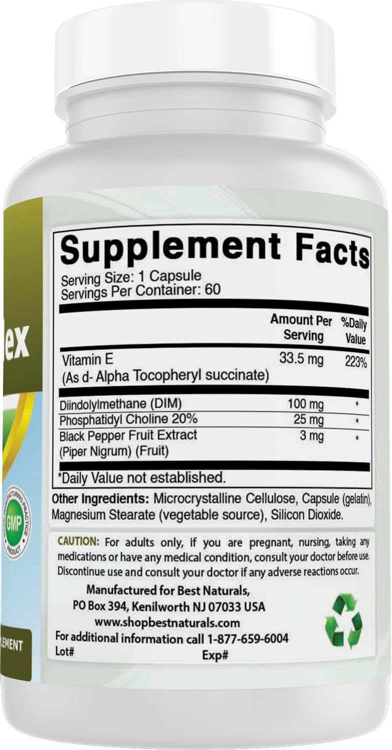 Best Naturals DIM Complex 100 mg 60 Capsules
