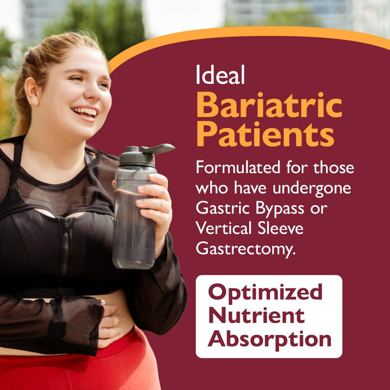 Celebrate Vitamins Multi-Complete 45mg Bariatric Multivitamin with Iron | 60 Veggie Capsules, 30 Day Supply, Easy-to-Swallow Daily Multivitamin for Post-Bariatric Sleeve or Gastric Bypass Routines 60 Count (Pack of 1)