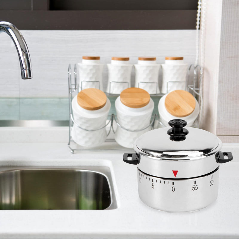 HANABASS Mechanical Kitchen Timer 60 Minutes Rotating Countdown Timer for Cooking Baking and Home Use Easy to Read Numbers Loud Alarm Battery-Free Design Compact 3.14X2.59X2.40 Inch - BeesActive Australia