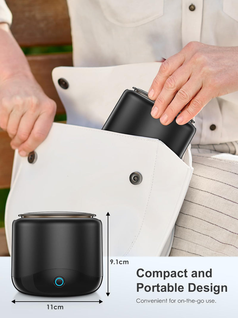 Ultrasonic Retainer Cleaner, 45kHz Retainer Cleaner Machine for Dentures, Mouth Guards, Aligners, Braces, Toothbrush Heads & Jewelry, 230ML Dental Cleaning Pod with 3 Modes & Digital Timer - BeesActive Australia