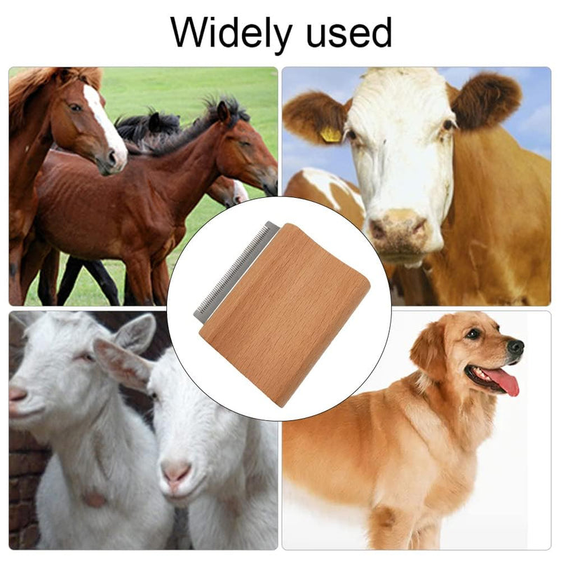Horse curry comb I The ideal helper when changing the coat of your horse I The best curry comb for horses during coat change I Brush especially for removing underfur and loose hair I (11cmx6cm) - BeesActive Australia