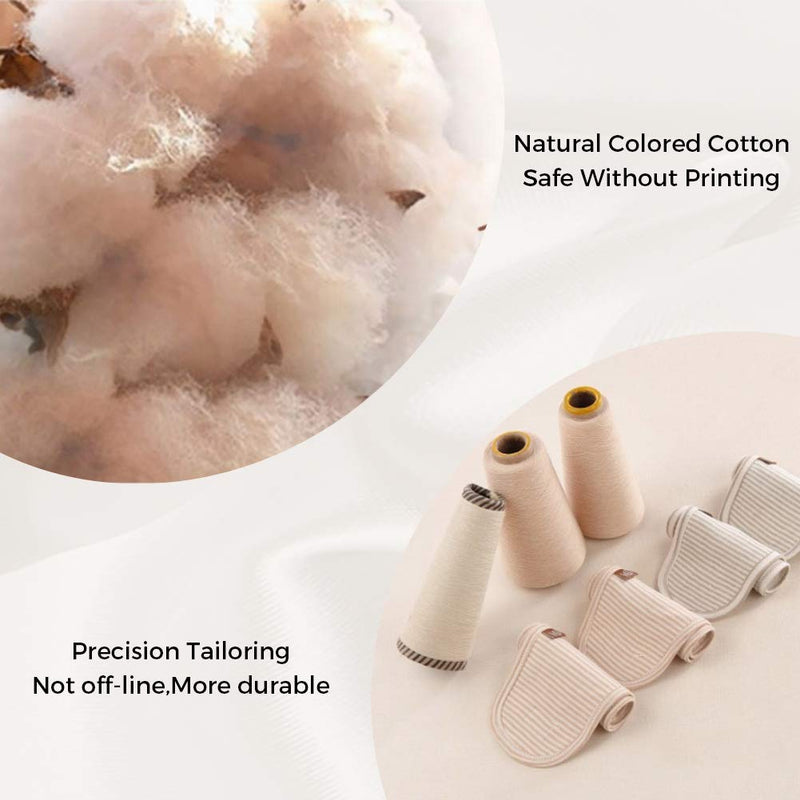 wonuu Baby Umbilical Cord Belt, Infant Belly Binder Hernia Care Navel Truss Support Newborn Warm Essential with Breathable Organic Cotton (4 Pack) 4Pack-Brown - BeesActive Australia