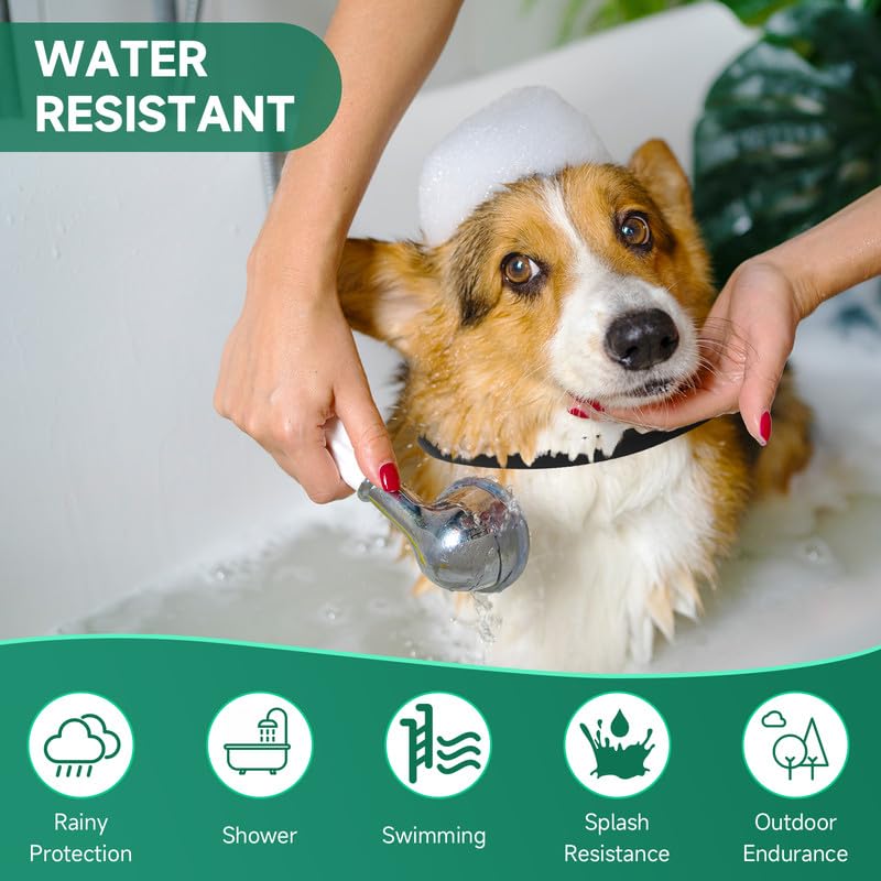 4 Pack Flea Collar for Dogs, Dog Flea Collar, Adjustable Flea and Tick Collar for Dogs, 8 Months Dog Flea and Tick Treatment, Waterproof Dog Flea and Tick Collar, Dog Flea and Tick Collar Black - BeesActive Australia