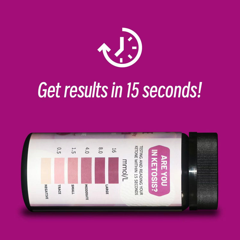 Keto Test Strips 150 Count ‚Äì Ketone Test Strips for Urine, Ketosis Test Strips, Keto IQ Support, Accurate Urine Test Strips for Ketone Tracking
