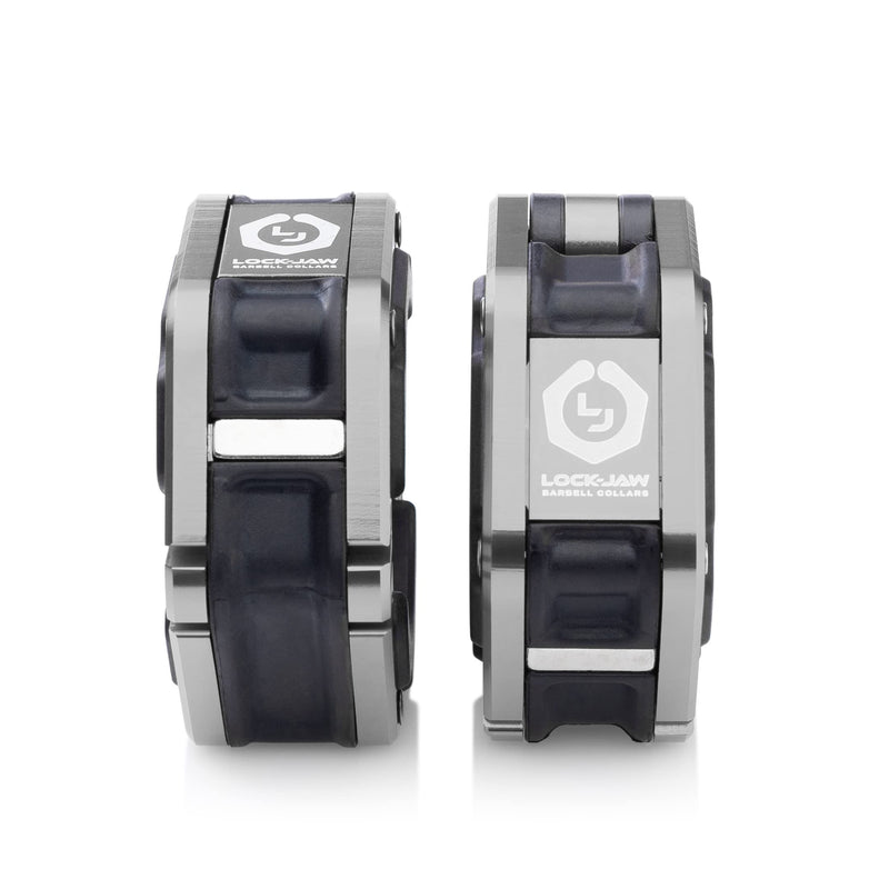 Lock-Jaw Flex Quick Release Aluminum Barbell Collar with Magnet (Grey) Grey - BeesActive Australia