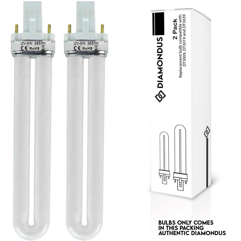 21050 Replacement Bulbs for DynaTrap | 9W Bulbs for Models DT3009, DT3019 and DT3039-2 Pack 2 Count (Pack of 1) - PawsPlanet Australia