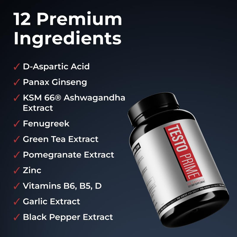 Testo Prime - 60 Capsules - Supplement Paradise - BeesActive Australia