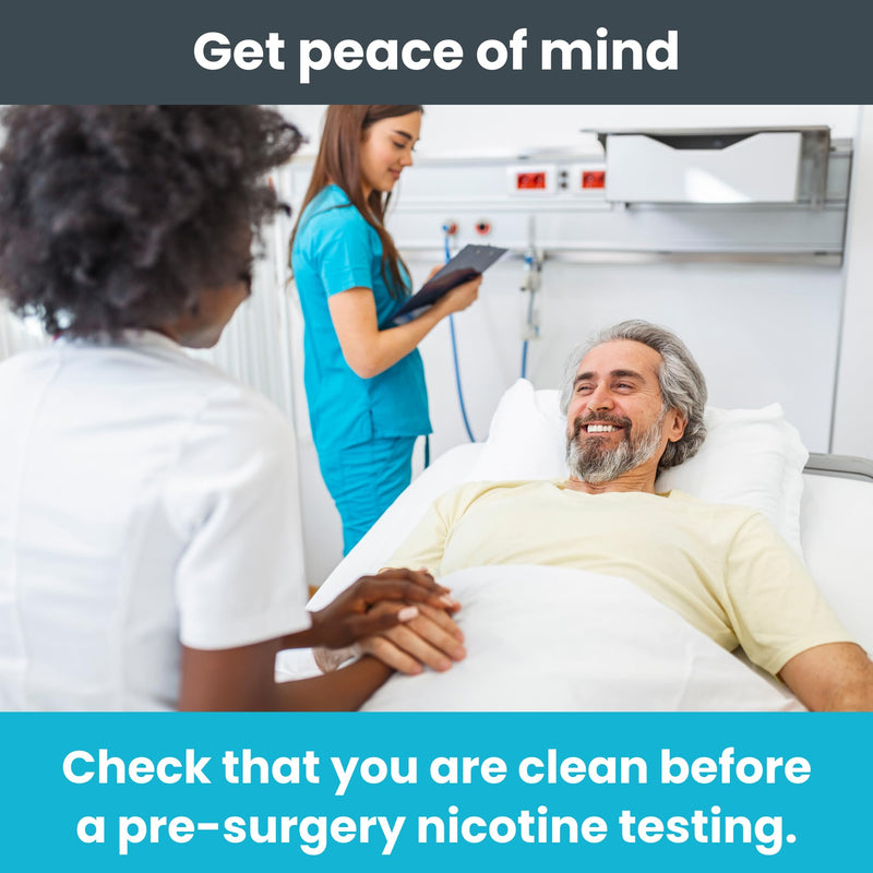 Exploro Nicotine Testing Kit at Home, Cotinine Urine Test, Highly Sensitive Nicotine Test Strips for Urine, Nicotine Test, Accurate Nicotene Test & Vape Test for Cut-Off Level 200 ng/ml (Pack of 10) 10 Count (Pack of 1) - BeesActive Australia