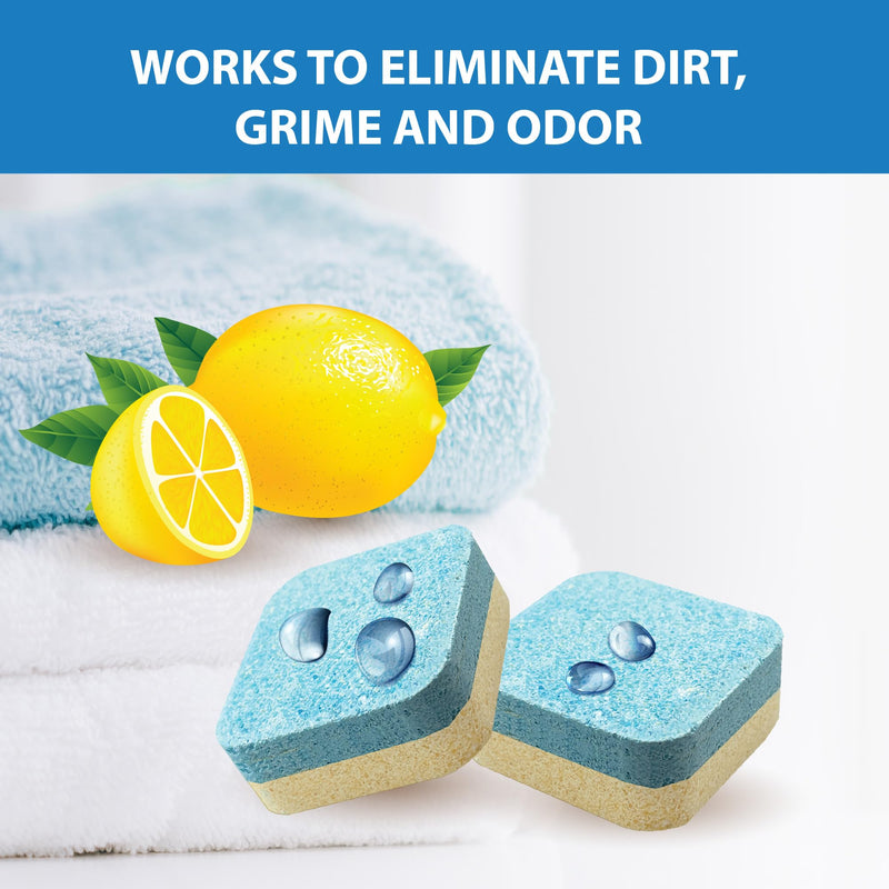 SANI 360° Washing Machine Cleaner, 12 Month Supply is Formulated with Enzyme, Deep Cleans and Deodorizes Front and Top Loading Washers 12 Count (Pack of 1) - BeesActive Australia