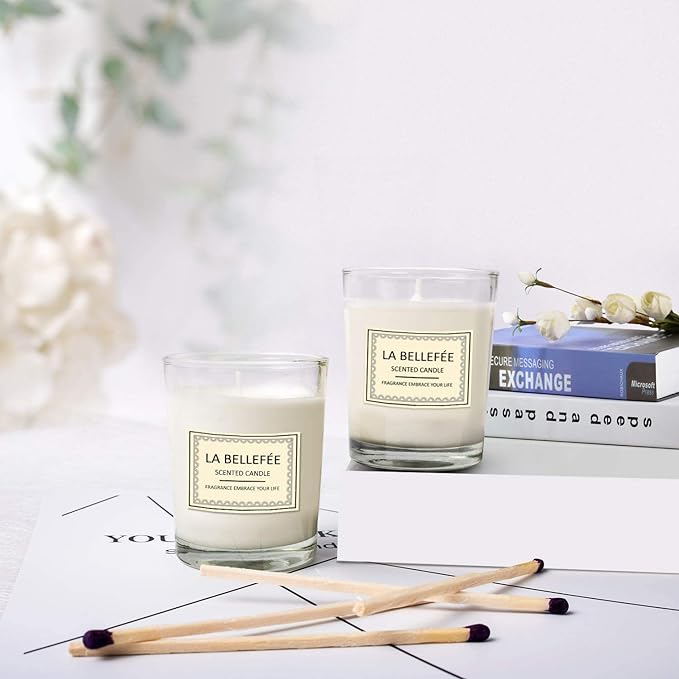 SCENTORINI Aroma Candles, Fruit Scented Candles, Thin Scented Bath Candles, Gift Set, Fashionable, Popular, Fruit Scented Candles with Lids, Candles, Cup Candles, Plant Wax Candles, Birthday Gifts, - BeesActive Australia
