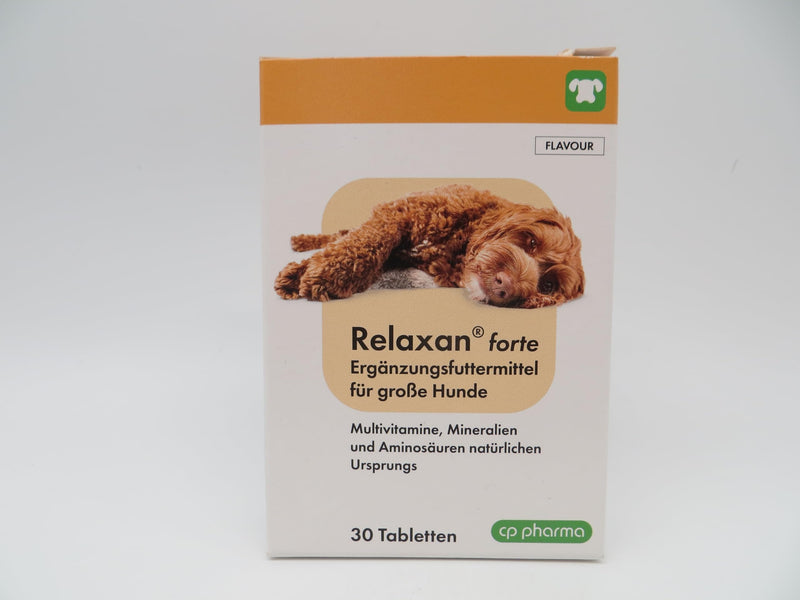 cp-pharma Relaxan forte | 30 tablets | Supplementary food for large dogs | Multivitamins, minerals and amino acids of natural origin | In stress reactions - BeesActive Australia