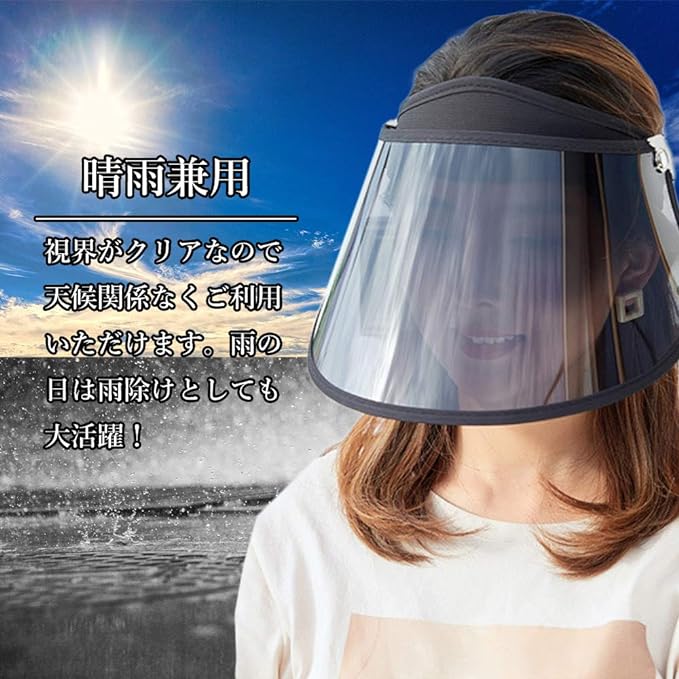 SanDoll Women's Well-Built Sun Visor, UV Protection, Rain Visor, UV Protection, Sun Protection, Sun Protection, Men's Visor, Good Visibility, Black - BeesActive Australia