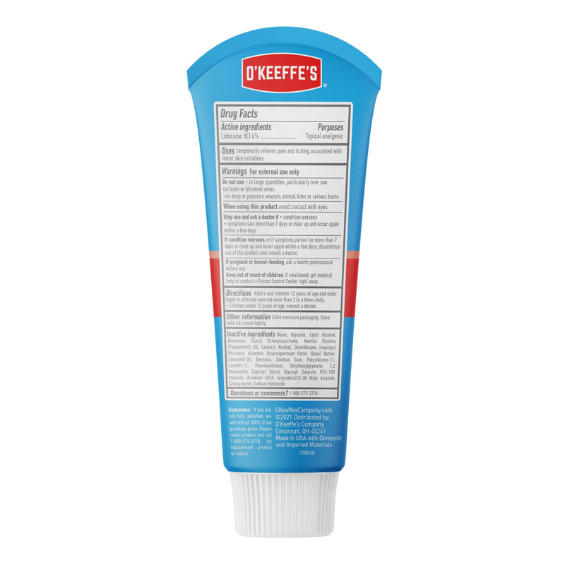 O'Keeffe's for Healthy Feet Pain Relief Skin Protectant Cream; 3 Ounce Tube (Pack of 1); Foot Pain Relief Cream; Cooling Foot Cream - BeesActive Australia