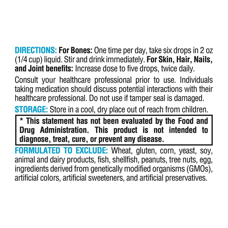 XYMOGEN RegeneMax Liquid, 1 fl oz | Supports Collagen Generation and Connective Tissue, ch-OSA Silica Supplement for Skin, Hair, Nails, and Bone Health, Non-GMO