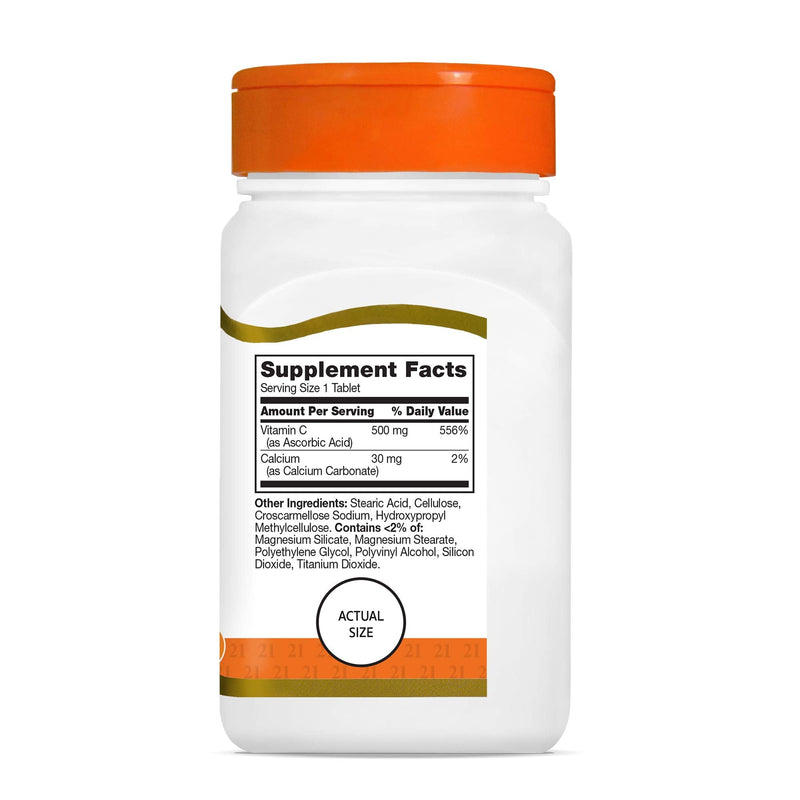 21st Century C 500 Mg Tablets, 110 Count (Pack of 2)