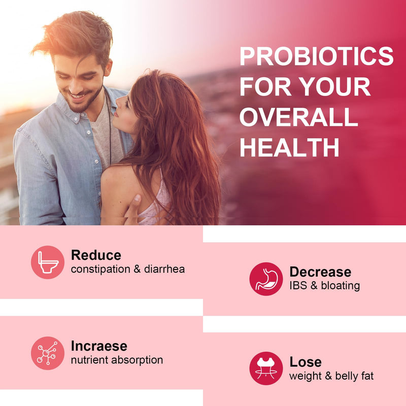 CANLIST Women's Probiotics 120 Billion CFUs 18 Strains 3 Prebiotics & Digestive Enzymes Contains Organic Prebiotic Cranberry Women's Health Digestive & Immune Support Non-GMO, 60 Capsules 60 Count (Pack of 1)