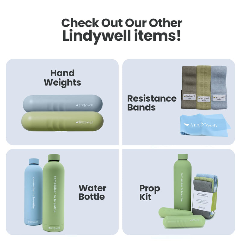 Lindywell Fabric & Exercise Bands for Women & Men - Resistance Bands for Working Out, Including Glute Activation, Strength Training, Physical Therapy - Durable, Non-Slip & Perfect for Home Or Gym Use Fabric Band Set