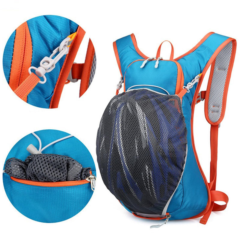 Multifunctional Lightweight Cycling Backpack, 2L Hydration Backpack, Hiking and Mountaineering Bag