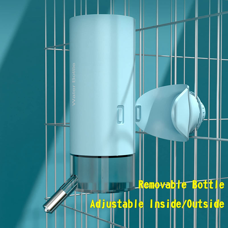 Dog Crate Water Bottle Stainless Steel Leak-Proof Ball 24oz Top Fill Dog Water Dispenser for Cage Dark Blue - BeesActive Australia