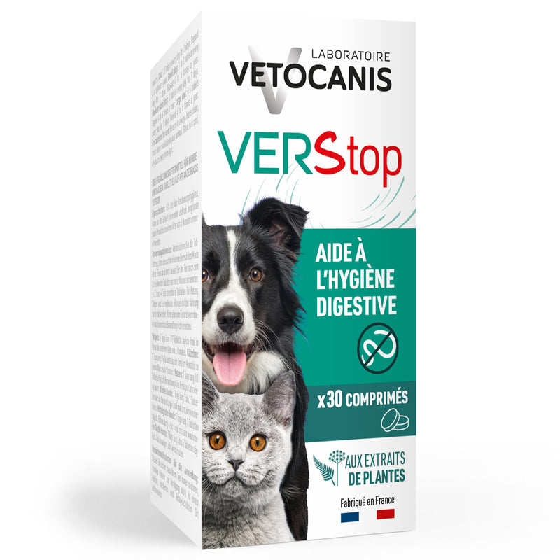 VETOCANIS AnimoConcept Vetocanis - tablets against dog and cat worms - plant extracts - meat flavor 1 x 30 pieces - BeesActive Australia