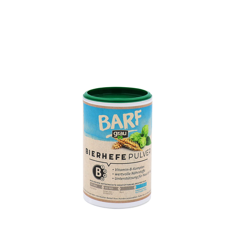 GRAU - the original - 100% natural brewer's yeast, for shiny fur and strong skin, rich in minerals and trace elements, pack of 1 (1 x 150 g), supplementary food for dogs and cats