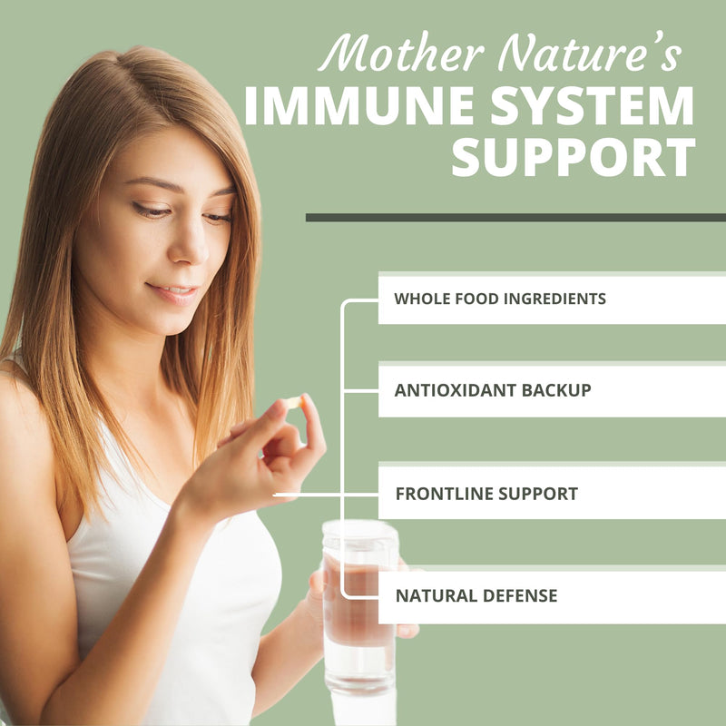 Optimal Health Systems Immune VRL Whole Food Immune Support, 60 Capsules | Whole food immune support, elderberry, olive leaf, garlic, green tea, thymus, spleen and lymph support, non-GMO, gluten-free