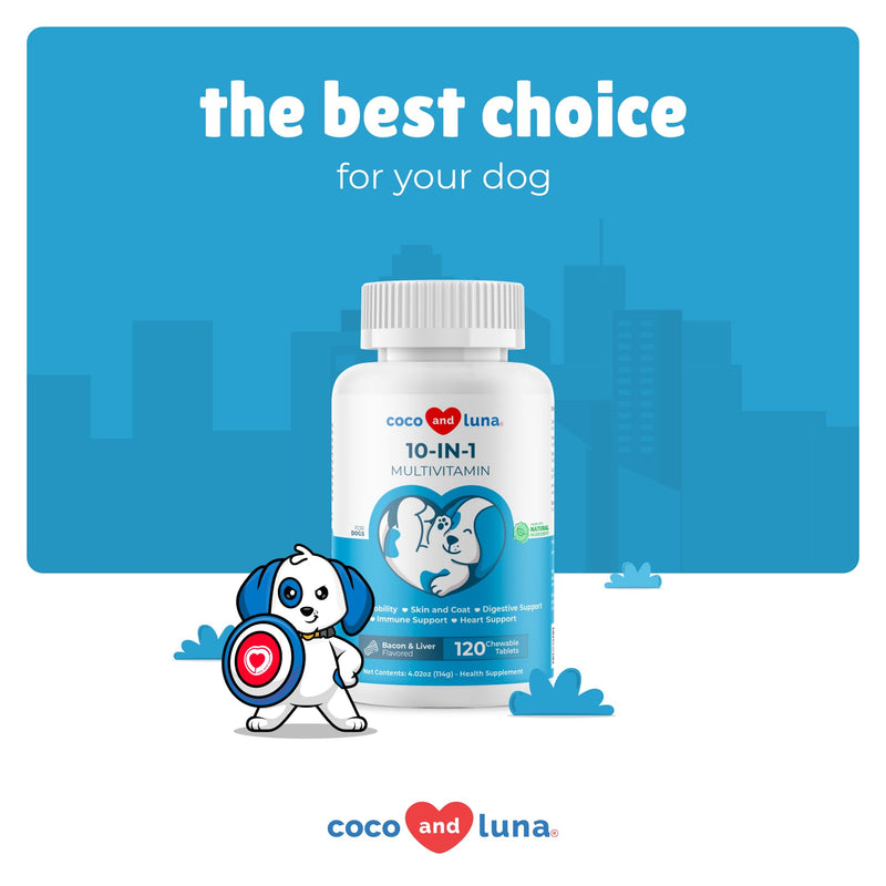 Same + 10 in 1 Multivitamin for Dogs - Liver Support, Hip and Joint Support, Skin Health, Immune Support and Digestive Health, Cognitive Health - PawsPlanet Australia