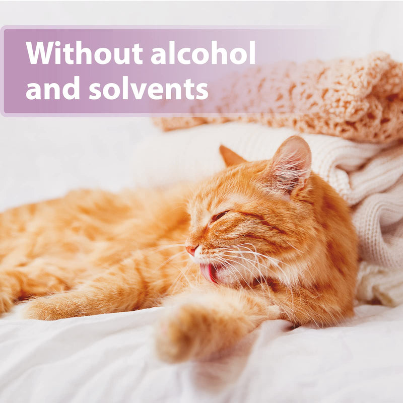 Felisept Fur Care Spray for Cats 250ml - Detangling spray for cats - Mite treatment for cats - Cat dentangler spray & Cat grooming spray - Cat perfume - Mild care for fur - Cat Odor Eliminator Spray Coat Care Spray 250ml