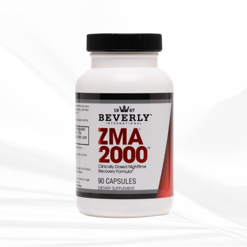 Beverly International ZMA 2000, Zinc Magnesium Aspartate, 90 Capsules | Improves Muscle Strength, Endurance, Immune Support & Recovery Post Training, Zinc Magnesium Aspartate & Vitamin B6
