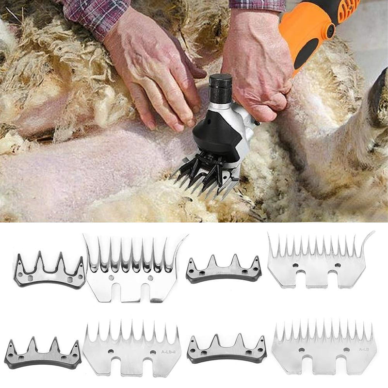 Sheep Shearing Knife, High Strength Stainless Steel Shearing Knife with Swivel Blade, Goat Shearing Knife, Replacement for Shearing Blade (13 Tooth Curved Blade (+ Swing Blade)) 13 Tooth Curved Blade (+ Swing Blade) - BeesActive Australia