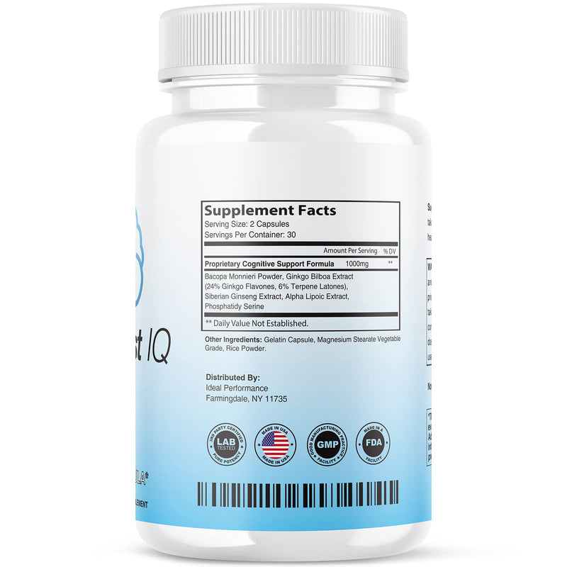 (2 Pack) Neuro Boost IQ Supplement Brain Pills Mind Ben Carson Neurobooster Neuroboostiq (120 Capsules)