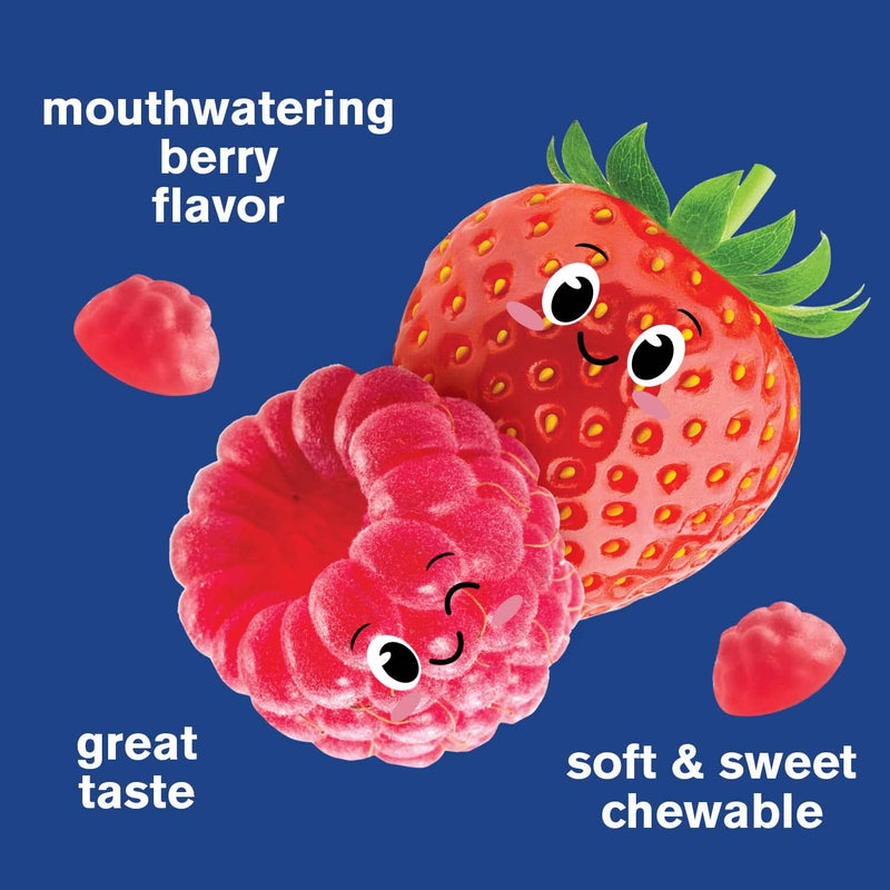 WellYeah Vitamin B12 Gummies for Kids - Boost Energy, Improve Brain Function, and Strengthen Immune System - Non-GMO, Gluten-Free - Great Tasting Berry Flavor - Easy to Chew - 60 Gummies (Pack of 2) 60 Count (Pack of 2)
