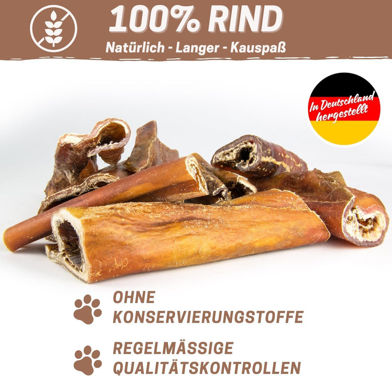 Beef scalp 1000g the premium chew snack for dogs from PrideDogs | 20cm/piece | 100% German made beef | Dental care beef scalp 20 cm 1 kg (pack of 1) - BeesActive Australia