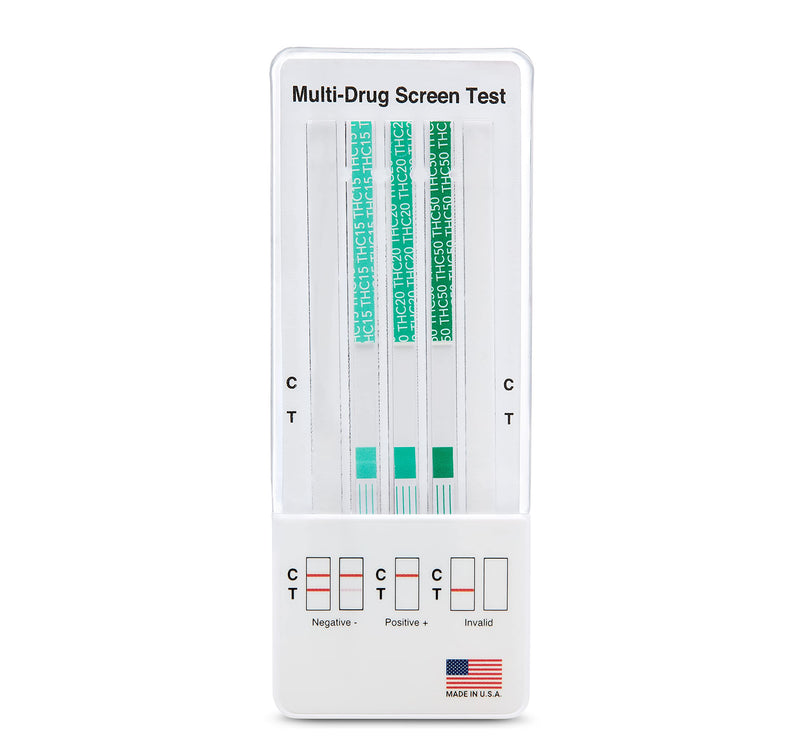 10 Pack - DrugExam Multi Drug Screen Test, Testing fot Marijuana. Easy to use. Detailed Instructions Included. THC Test. Urine Test. 10 Count (Pack of 1)