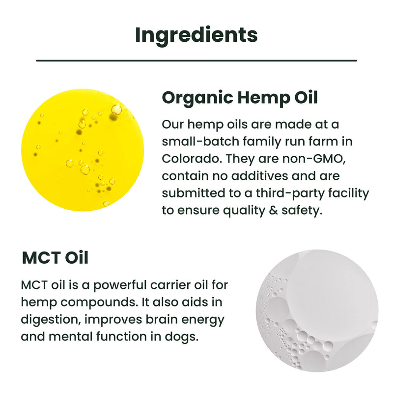 Lolahemp Hemp Oil for Dogs & Cats - Made in USA at Family Farm - Natural Hemp Oil for Joint Support, Promoting Mobility, Relieving Discomfort and Calming Supplement for Promoting Relaxation