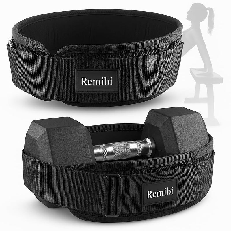 Hip Thrust Belt for Dumbbells – Adjustable, Slip-Resistant Glute Belt with Padded Support – Secure Fit for Hip Thrusts, Glute Bridges, and Leg Workouts