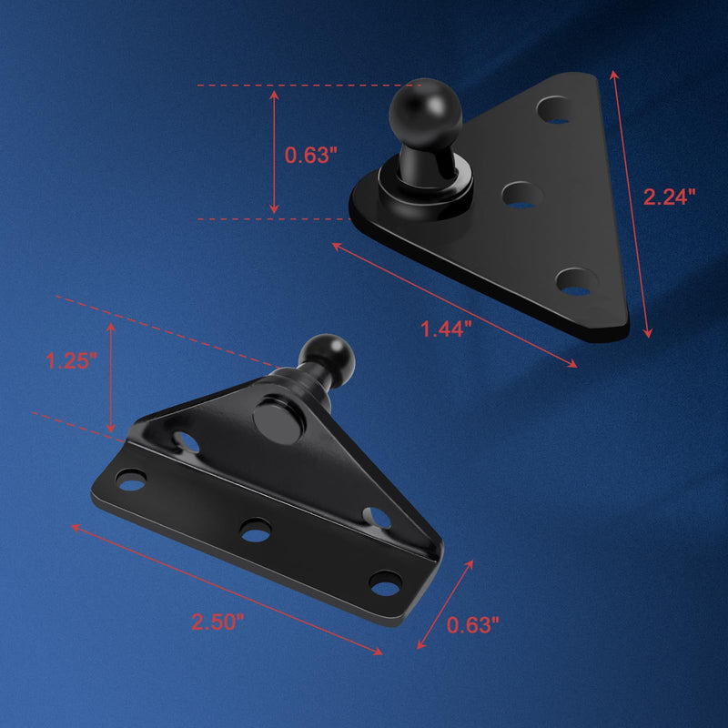 Qty (2) ML33-80 15in 80lb/356N Universal Gas Strut Spring with Mounting Bracket for Boat Seat Engine Hatch Cover, GSNI-5150-80 Shock Lift Support for RV Camper Storage Door Hot Spring - BeesActive Australia