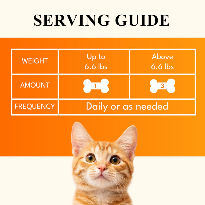 22 in 1 Multivitamin Chews for Cats - Taurine Cat Multivitamin & Omega Supplement - Multi Vitamins for Cats Health with Taurine Cat Vitamins for - Skin, Coat, Immunity & Digestion Support 90 Soft Chews